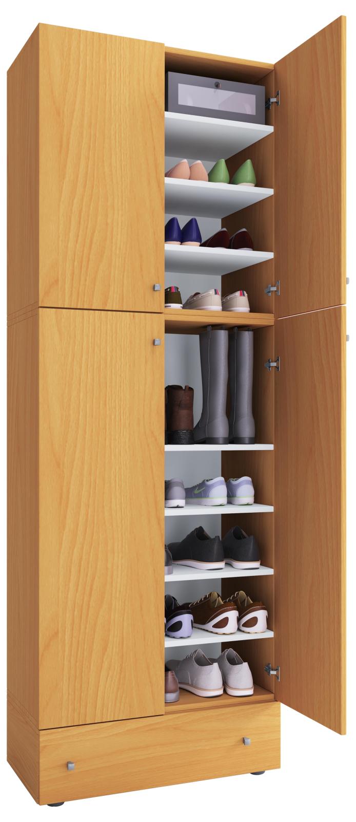 Mehrzweckschrank LONA XXL - Buche - Holz - 200 cm