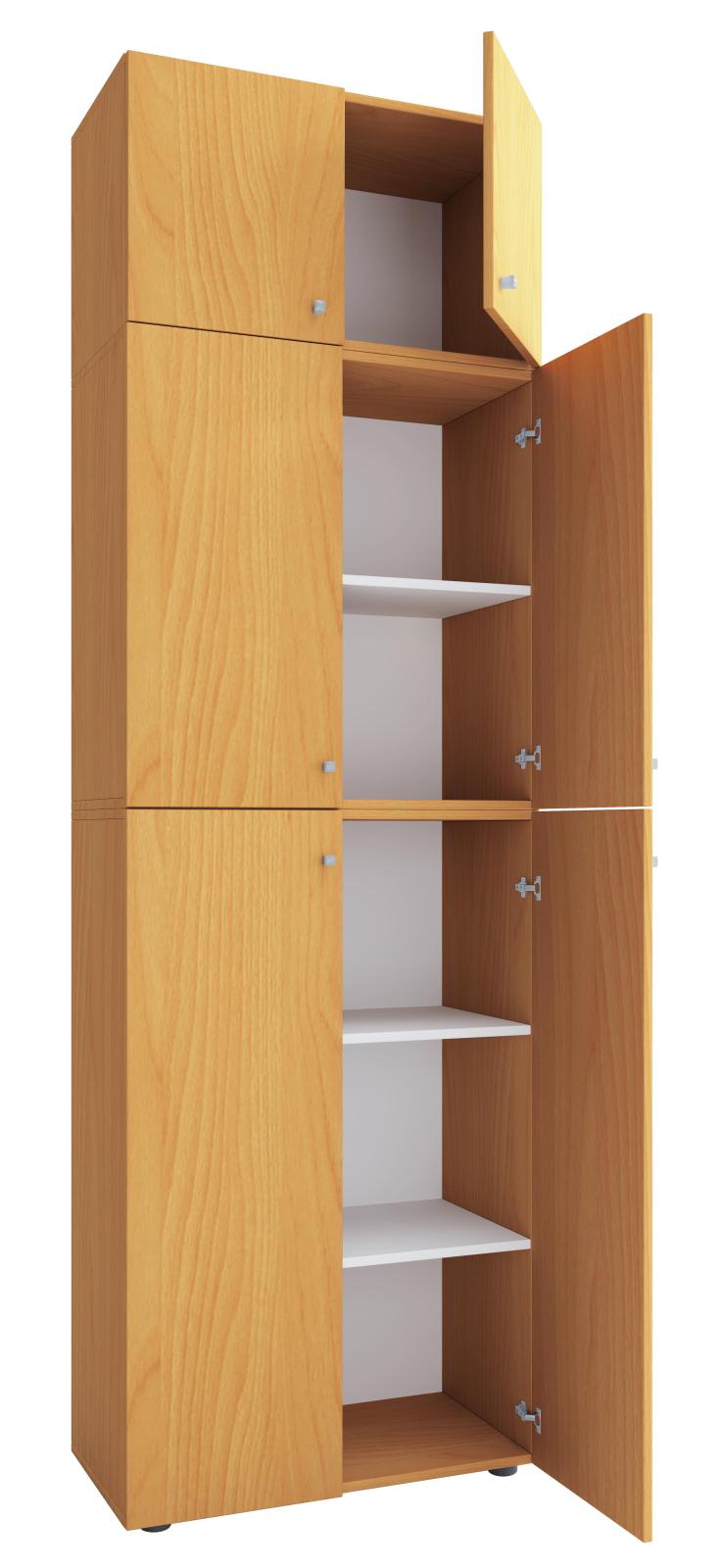 Mehrzweckschrank LONA XXL - Buche - Holz - 223 cm