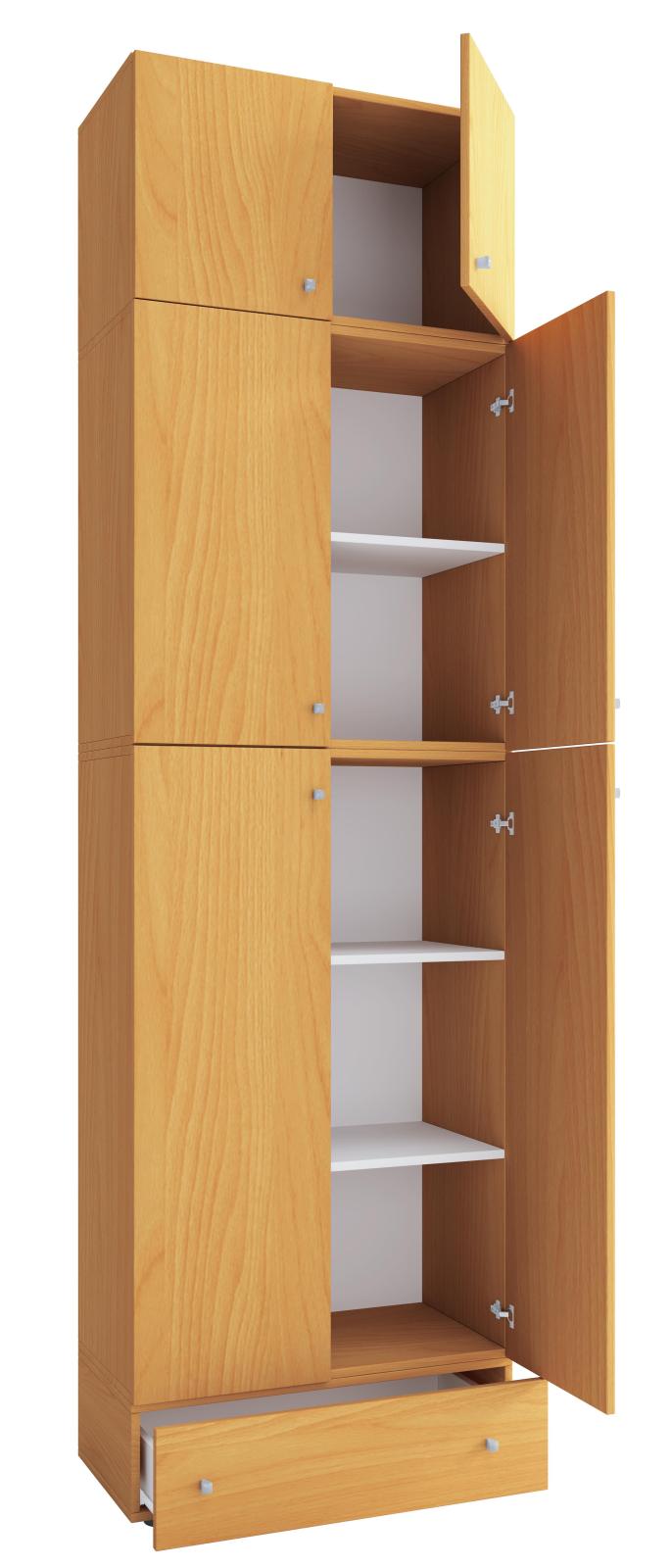 Mehrzweckschrank LONA XXL - Buche - Holz - 240 cm