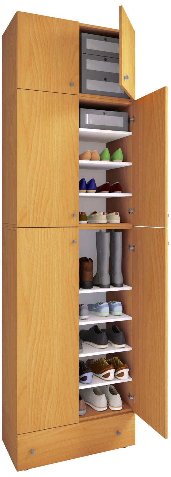 Mehrzweckschrank LONA XXL - Buche - Holz - 240 cm