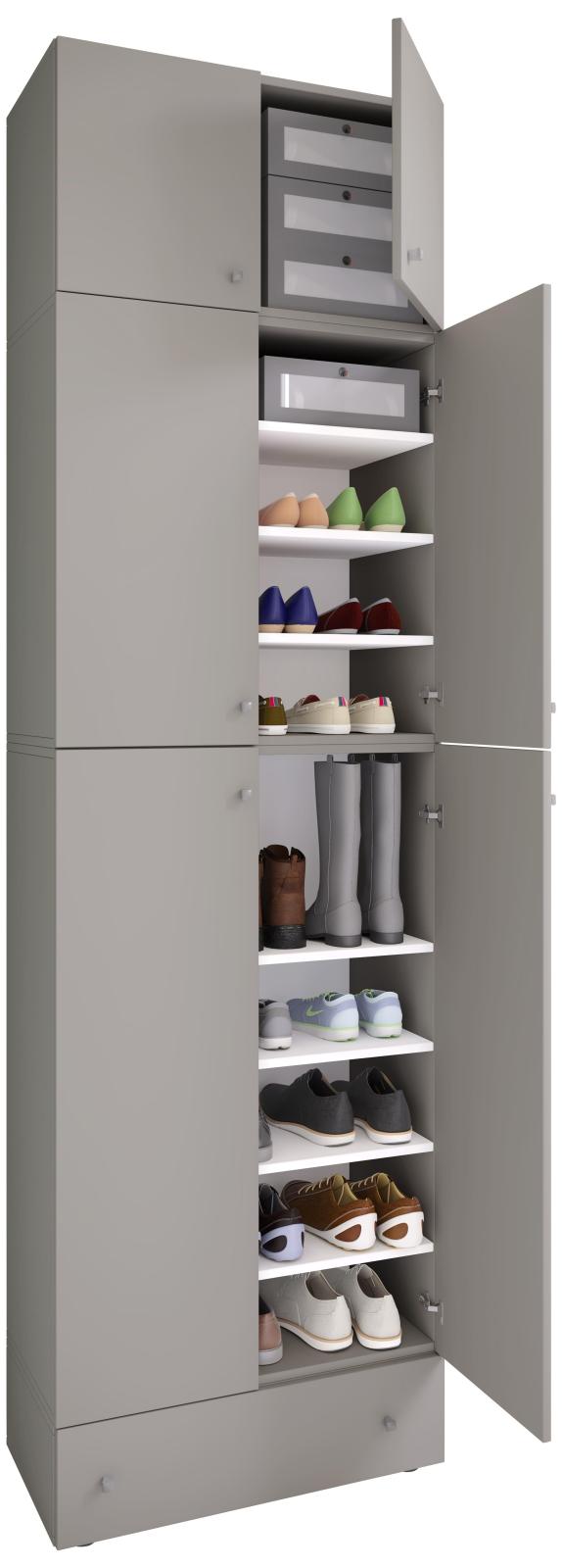 Mehrzweckschrank LONA XXL - grau - Holz - 240 cm