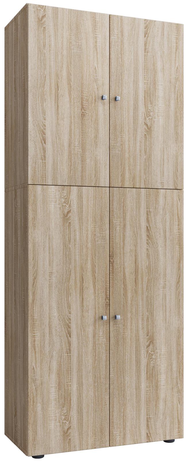 Mehrzweckschrank LONA XXL - Sonoma Eiche - Holz - 184 cm