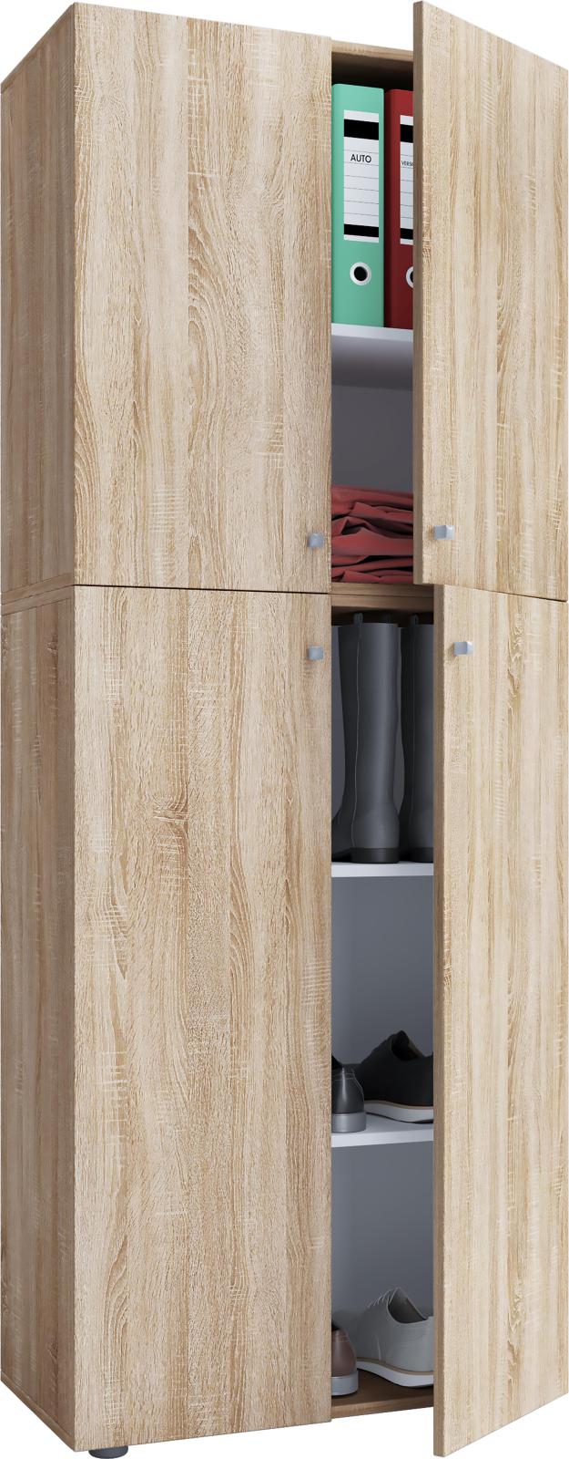 Mehrzweckschrank lona xxl sonoma eiche holz 184 cm online bei