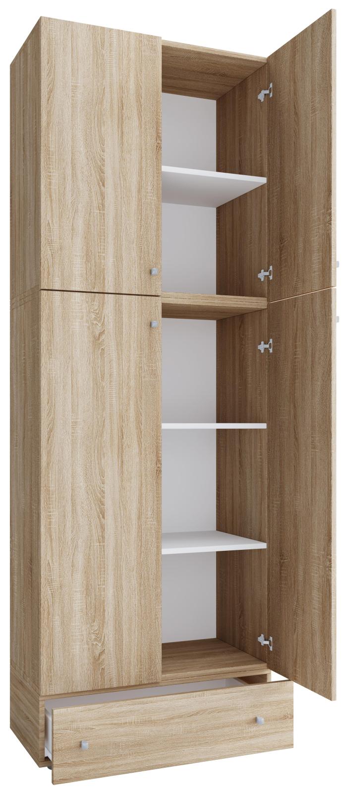 Mehrzweckschrank LONA XXL - Sonoma Eiche - Holz - 200 cm