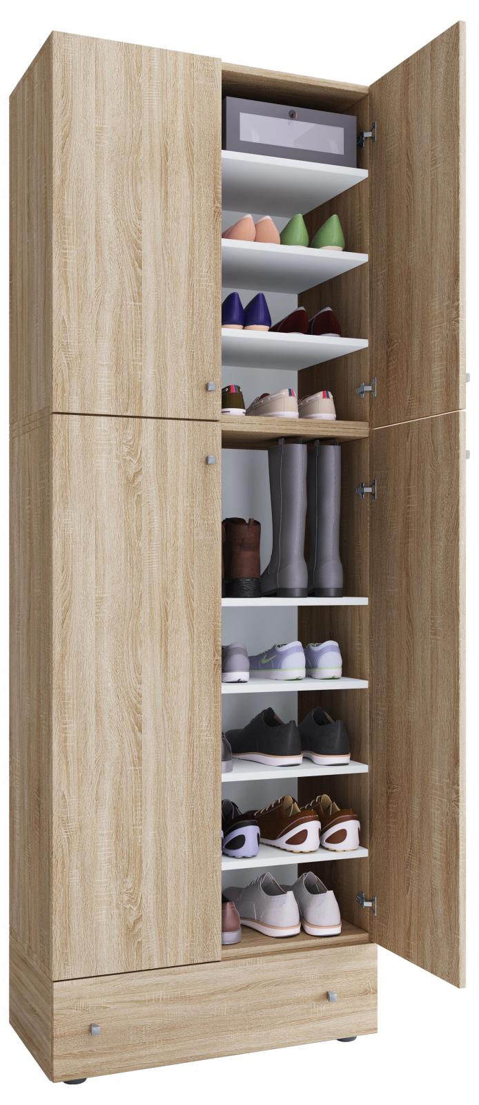 Mehrzweckschrank LONA XXL - Sonoma Eiche - Holz - 200 cm