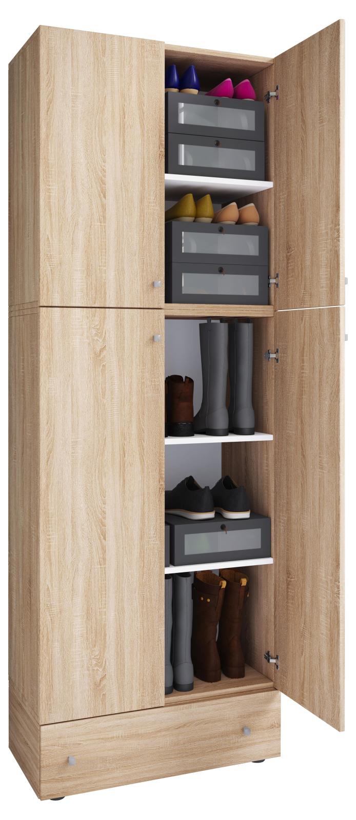Mehrzweckschrank LONA XXL - Sonoma Eiche - Holz - 200 cm