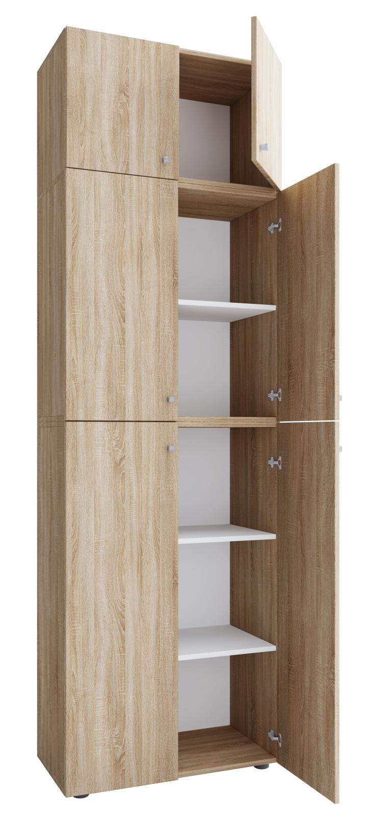 Mehrzweckschrank LONA XXL - Sonoma Eiche - Holz - 223 cm