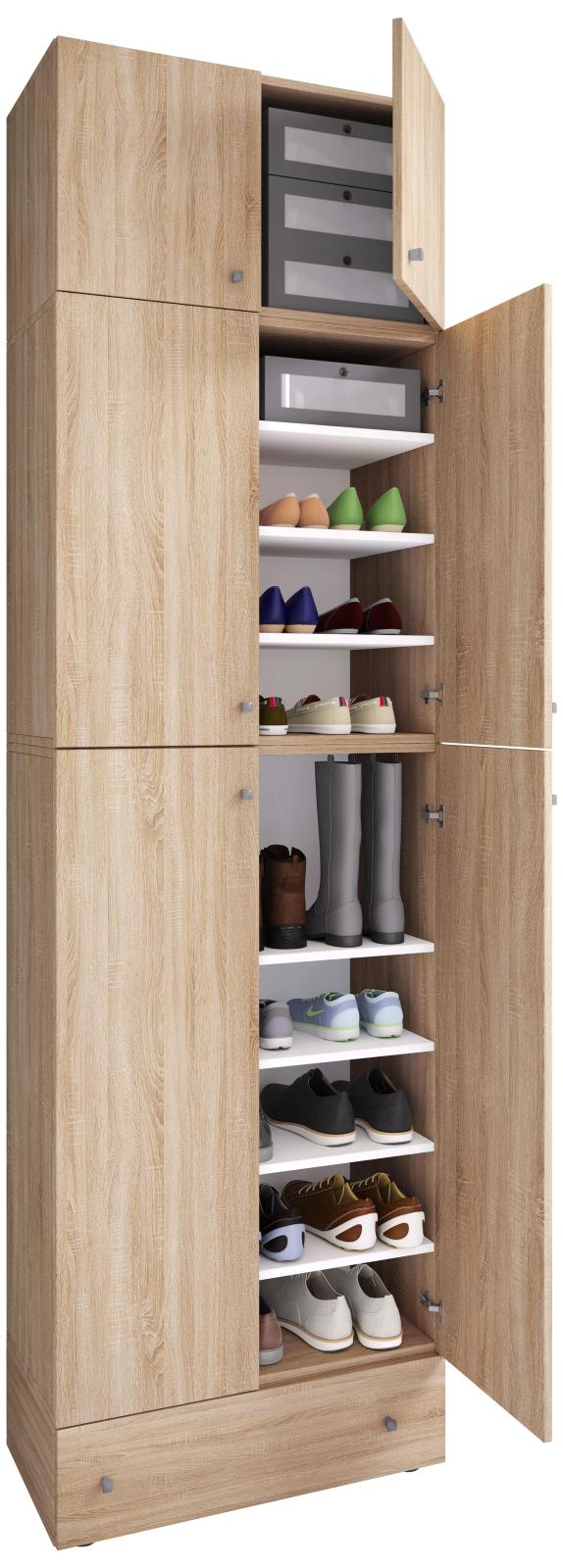 Mehrzweckschrank LONA XXL - Sonoma Eiche - Holz - 240 cm