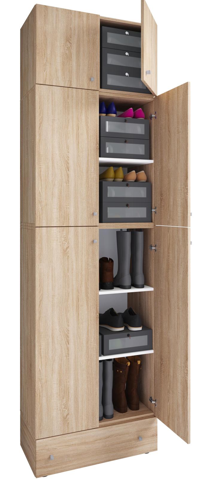 Mehrzweckschrank LONA XXL - Sonoma Eiche - Holz