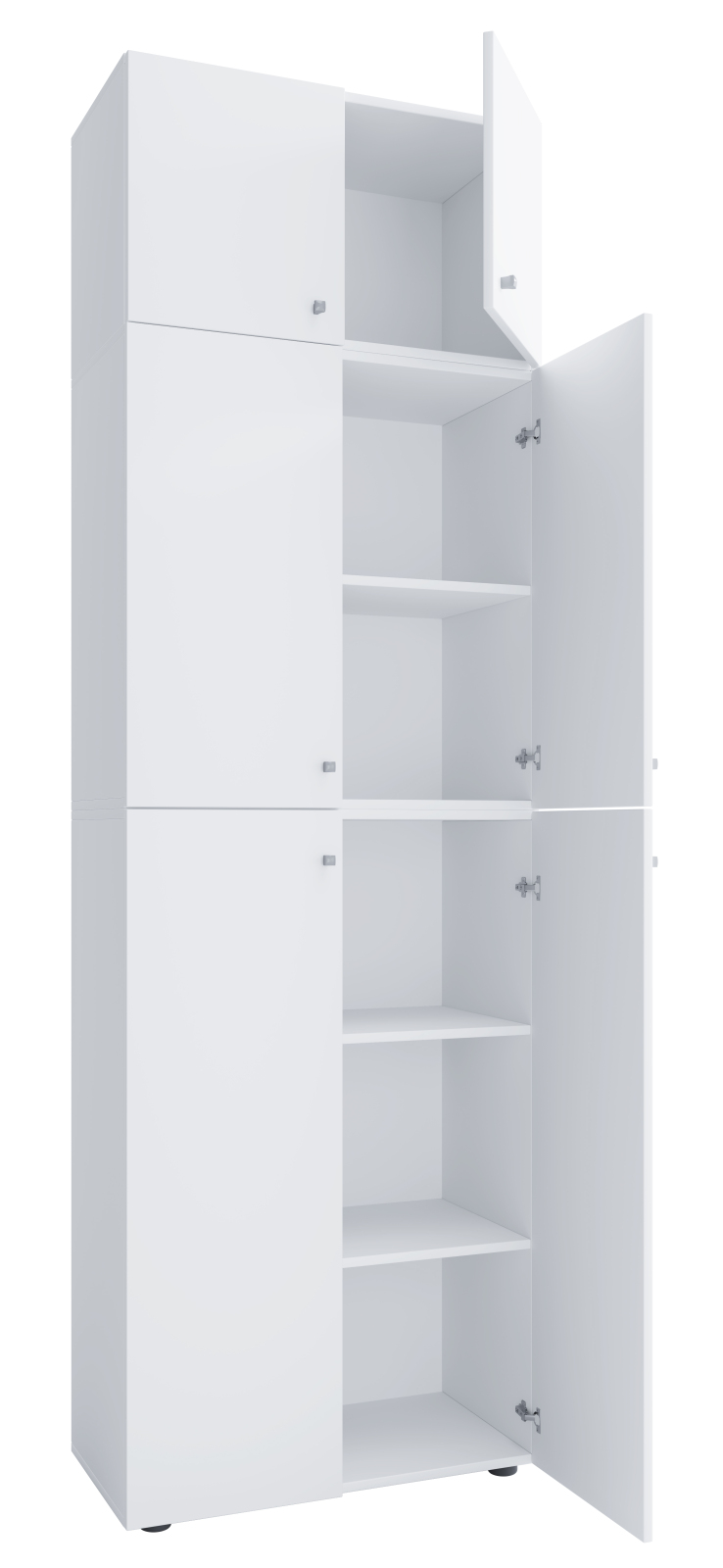 Mehrzweckschrank LONA XXL - weiß - Holz - 223 cm