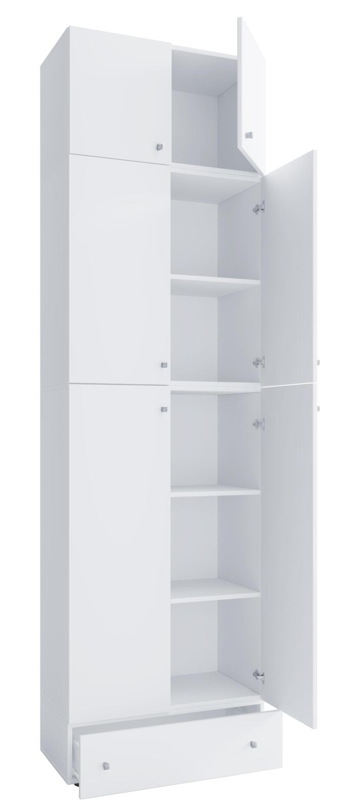 Mehrzweckschrank LONA XXL - weiß - Holz - 240 cm