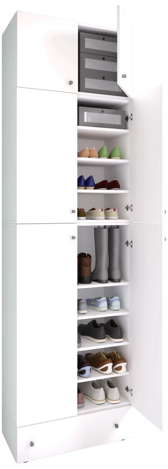 Mehrzweckschrank LONA XXL - weiß - Holz - 240 cm