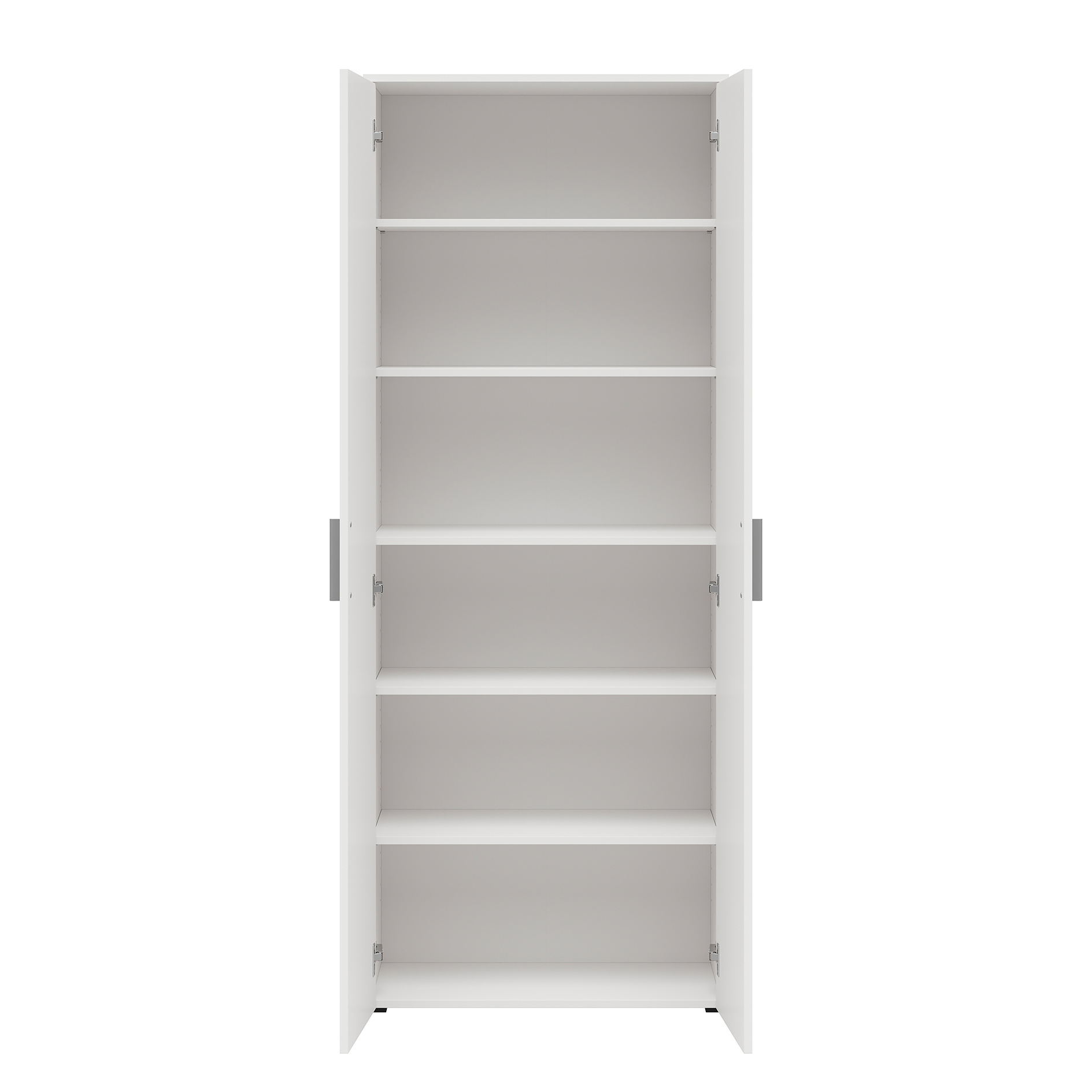 Mehrzweckschrank - weiß - 6 Fächer