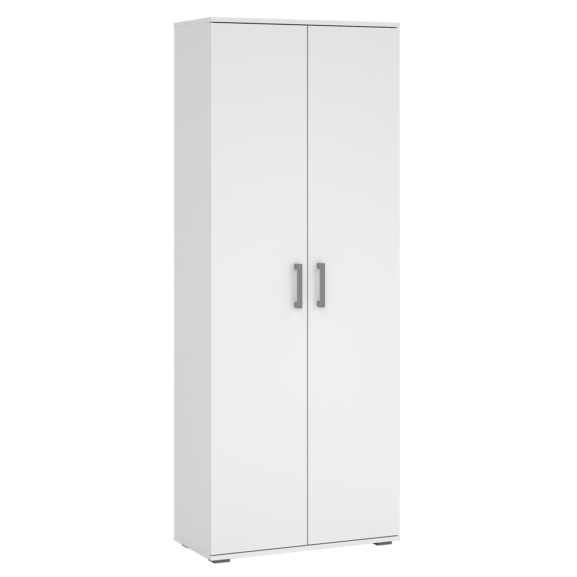 Mehrzweckschrank - weiß - 6 Fächer - 179 cm hoch