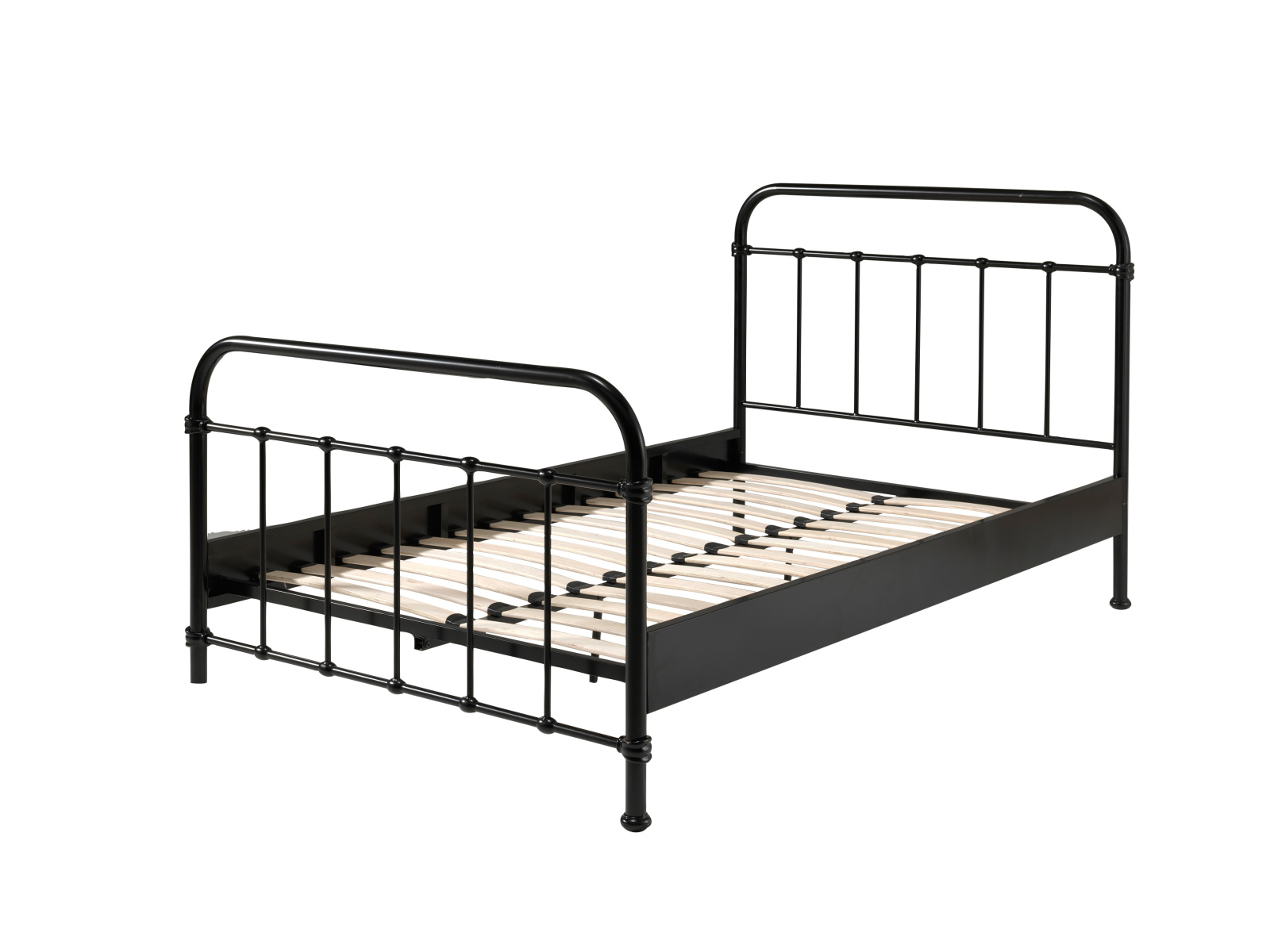 Metallbett NEW YORK - schwarz - Metall - 120x200 cm
