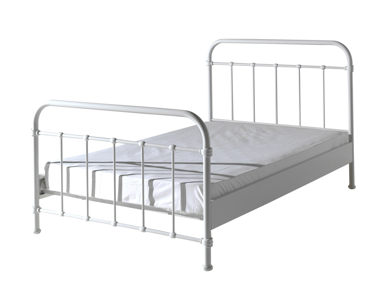 Metallbett NEW YORK - weiß - Metall - 120x200 cm