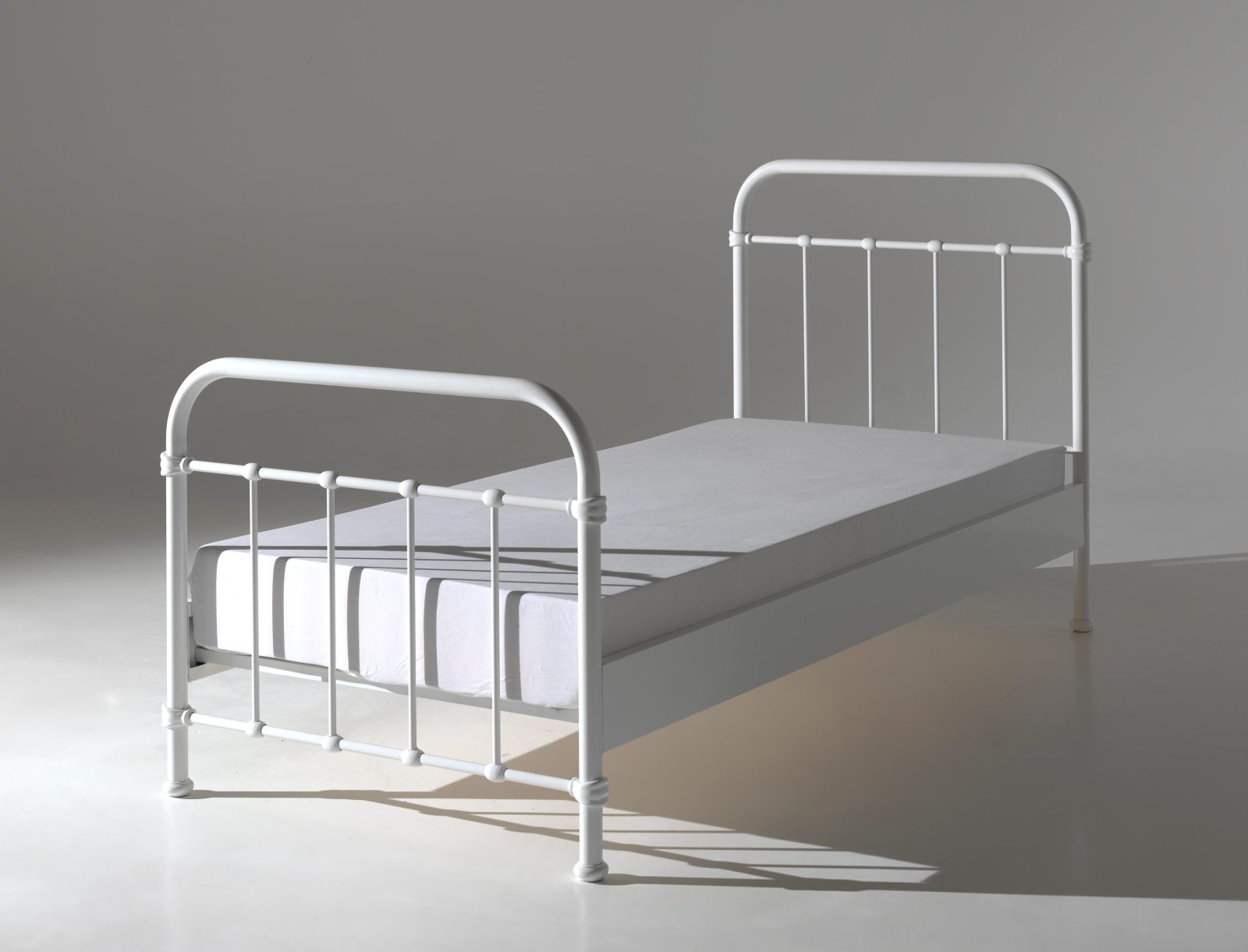 Metallbett NEW YORK - weiß - Metall - 90x200 cm