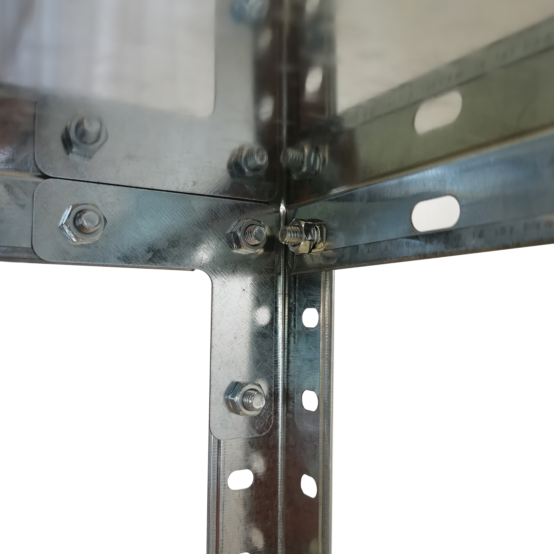 Metallregal - Metall galvanisiert - 150 cm - 120 kg