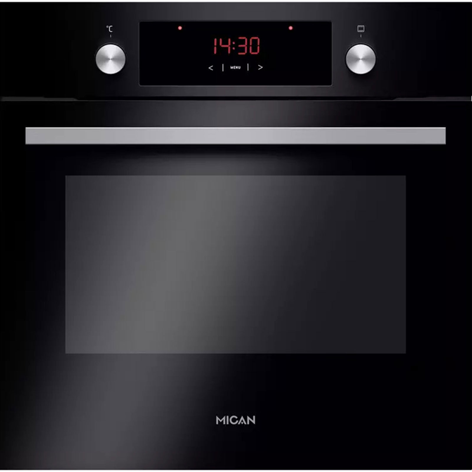 MICAN Einbau-Backofen 90430 - schwarz matt - A