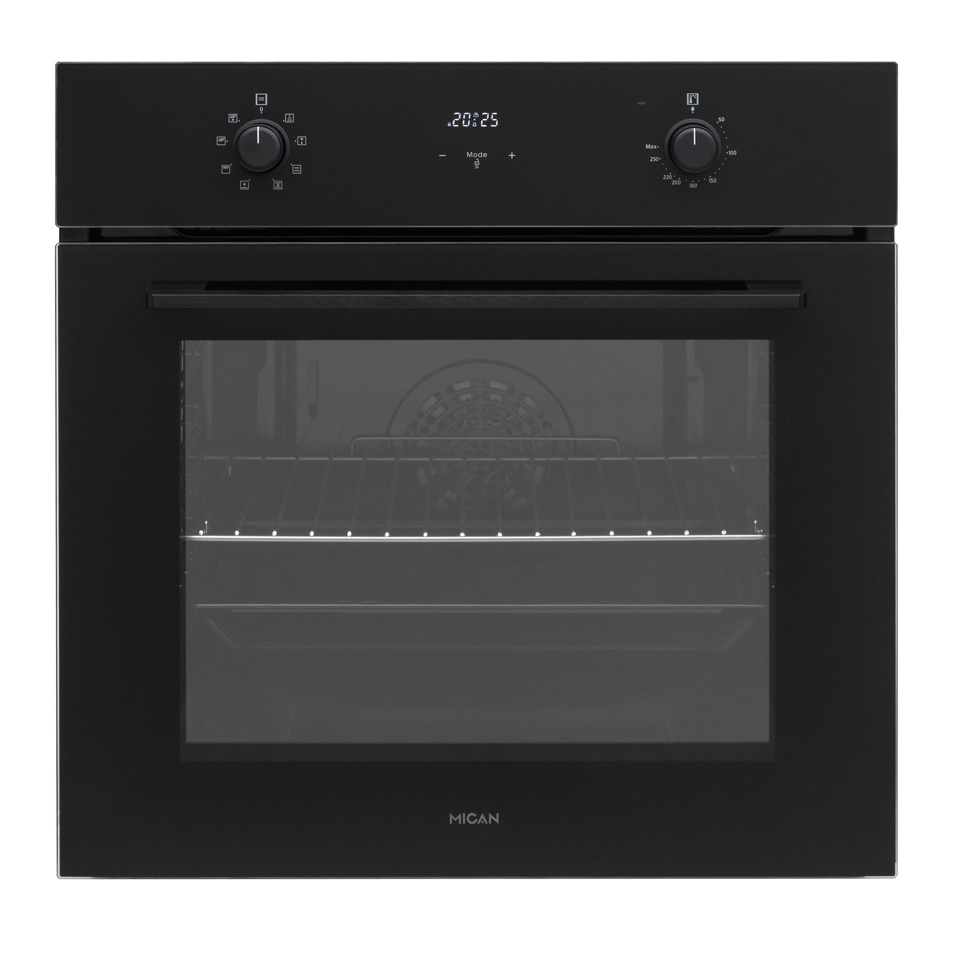 MICAN Einbau-Backofen BOAHSD65 - schwarz - A