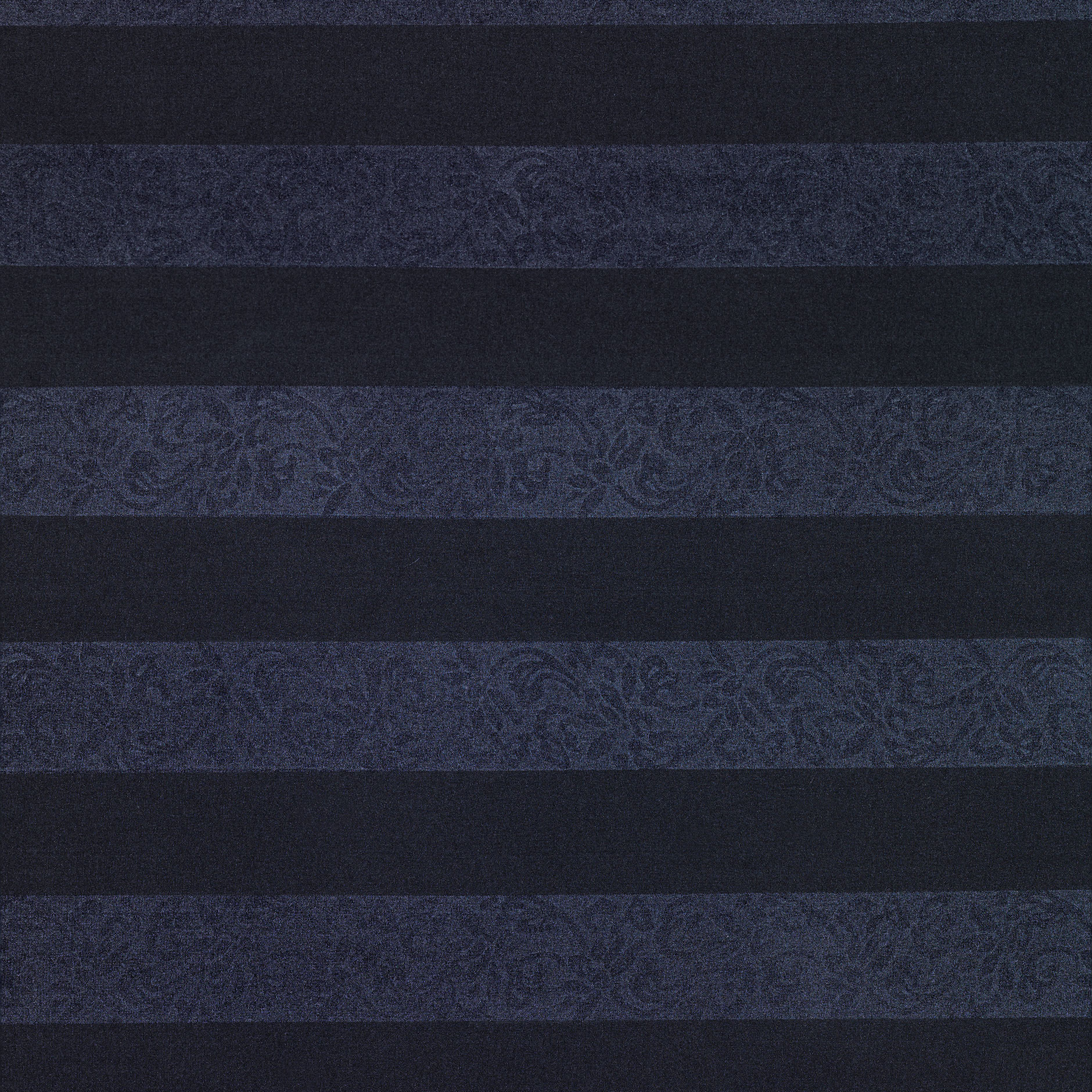 Microfaser-Bettwäsche - anthrazit - Floral Stripe - 135x200 cm