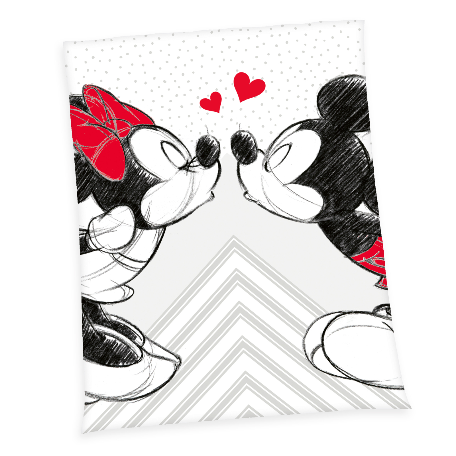Microfaser-Flauschdecke MICKEY & MINNIE - 150x200 cm