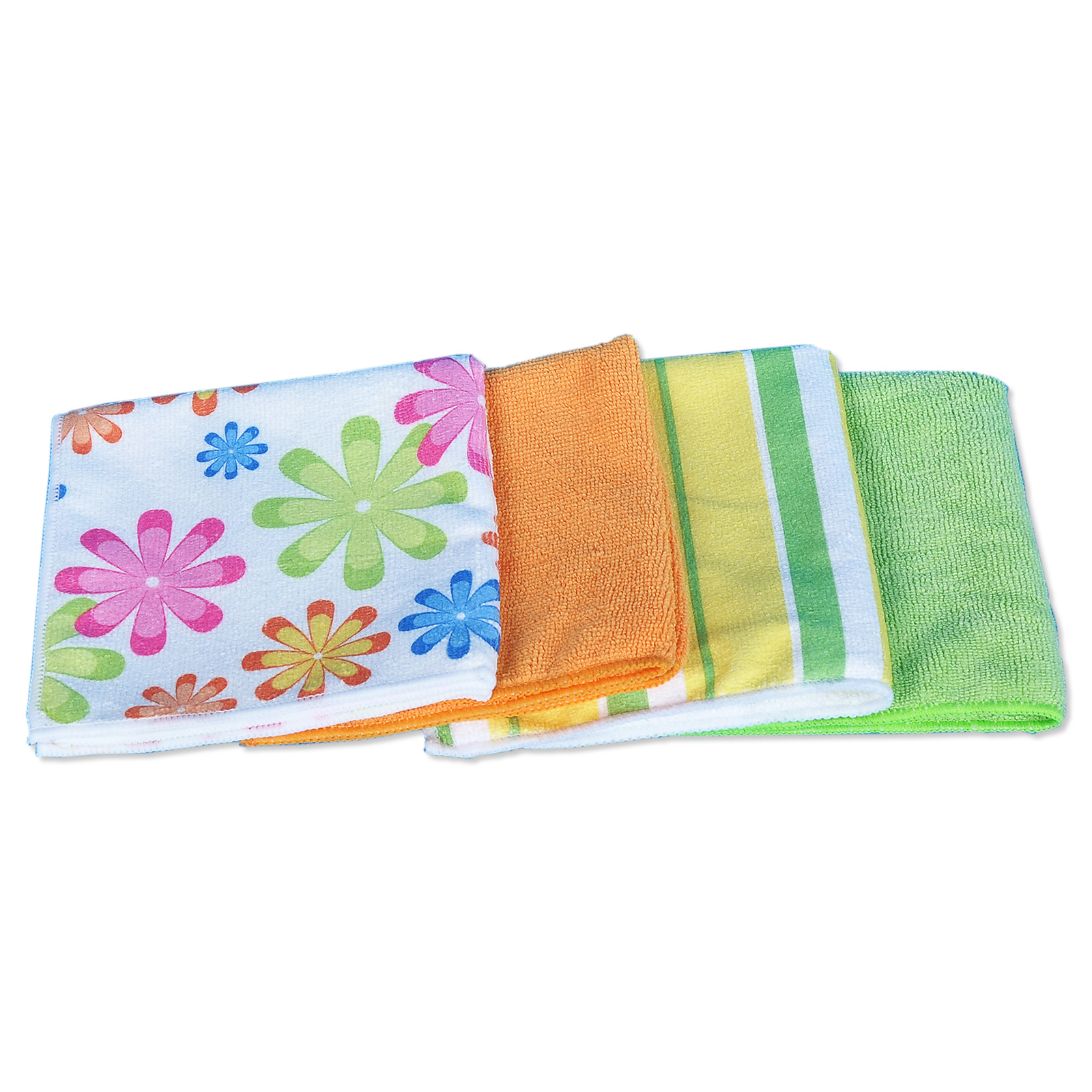 Microfasertücher - farbig sortiert - 2er Pack - 32x32 cm