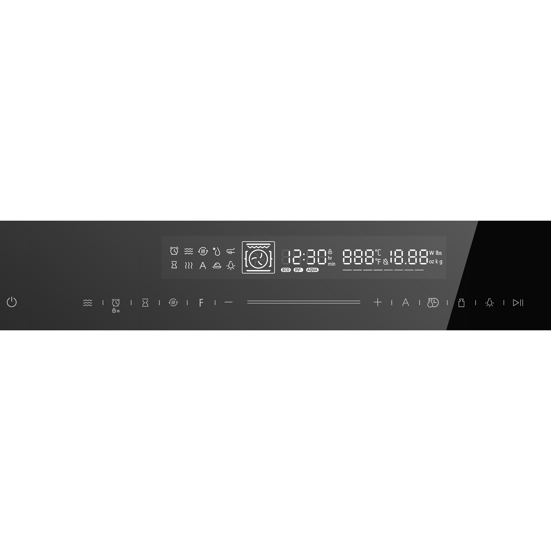 MIDEA Einbau-Backofen 7NF30TOBL - schwarz - mit Mikrowellen-Funktion