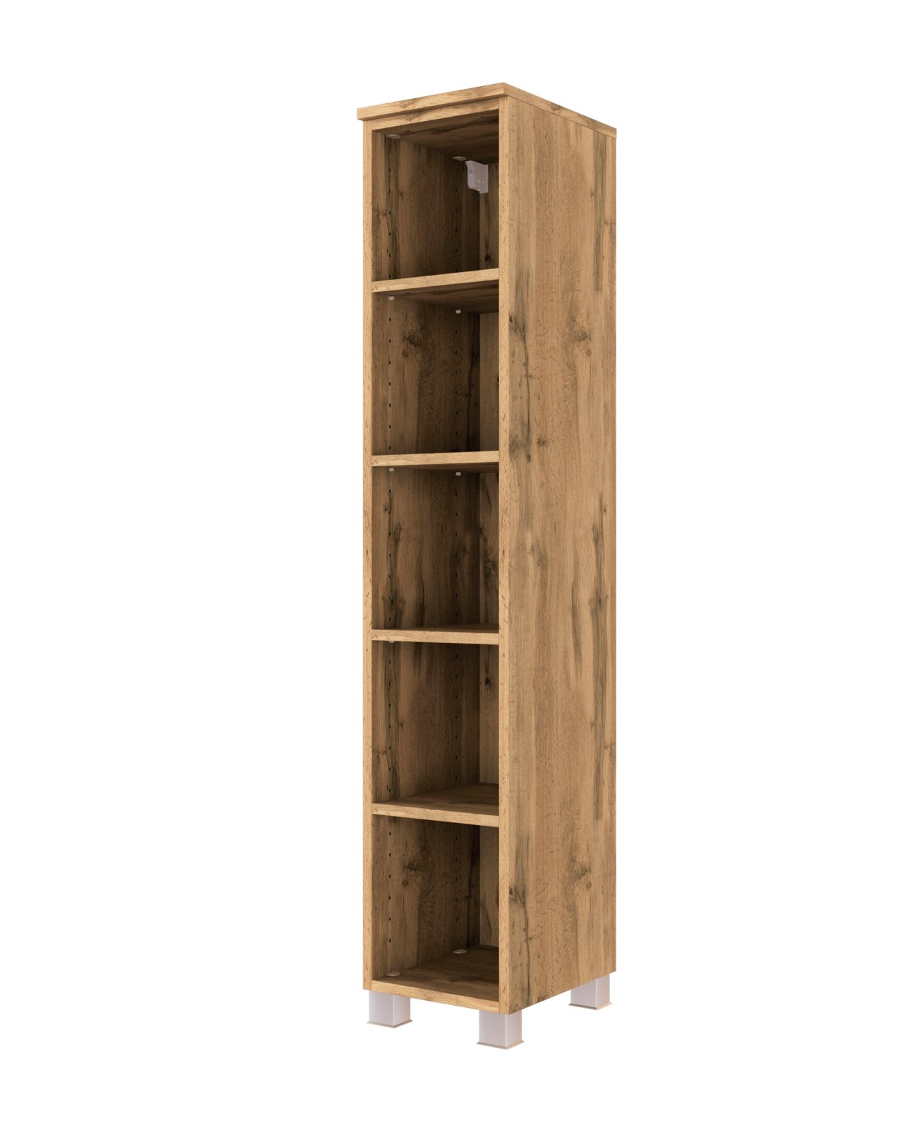 Midiregal HELSINKI - Wotaneiche - 130 cm hoch