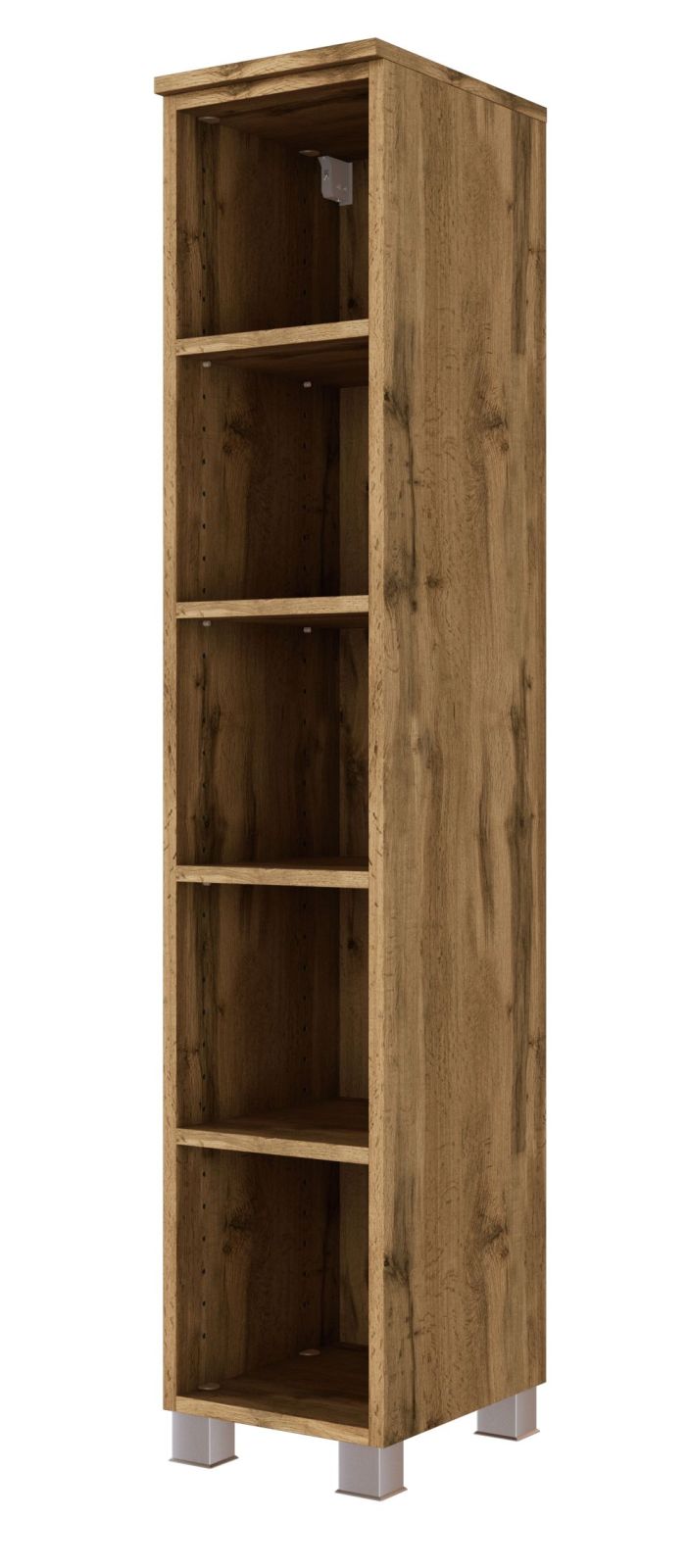 Midiregal LIVORNO - Wotaneiche - 130 cm hoch