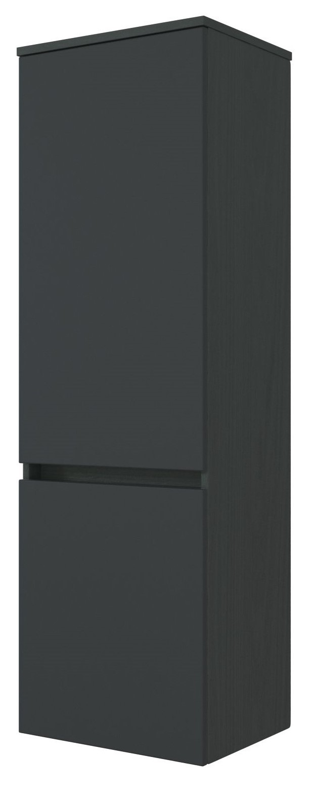 Midischrank BAABE - matt grau - graphit - 40 cm