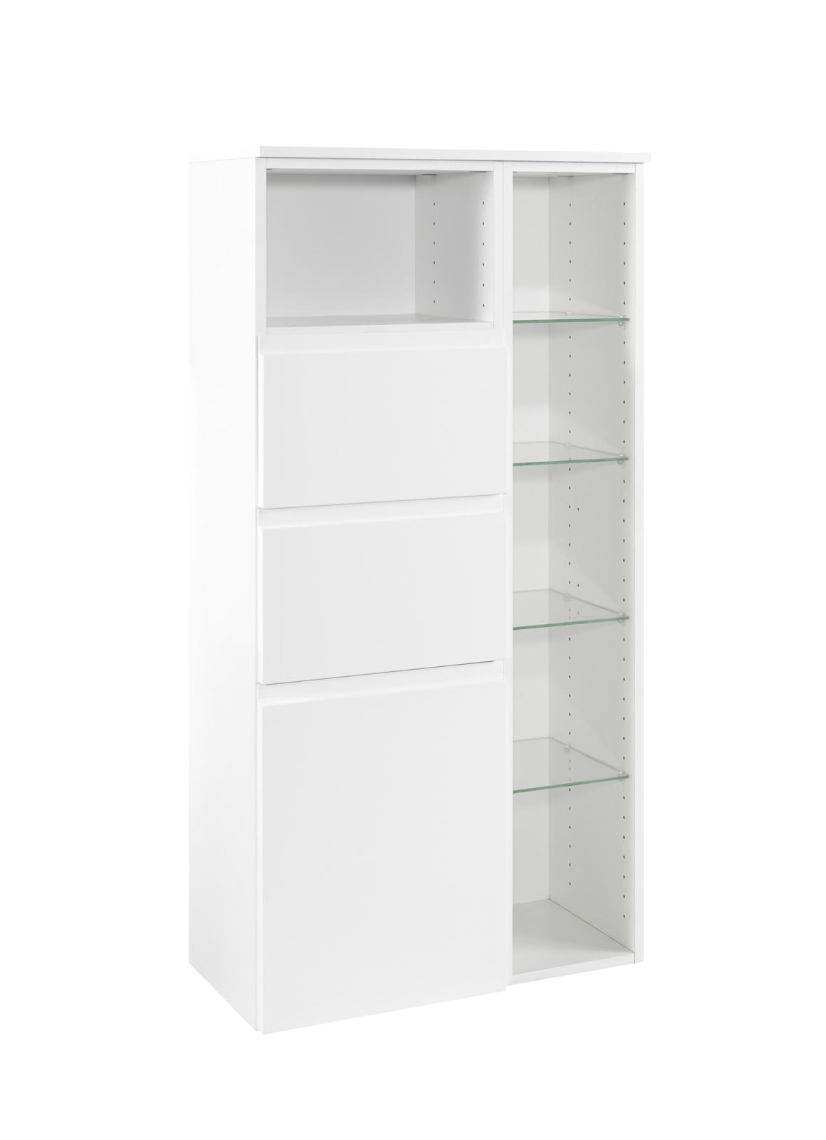 Midischrank CARDIFF - weiß - 65 cm