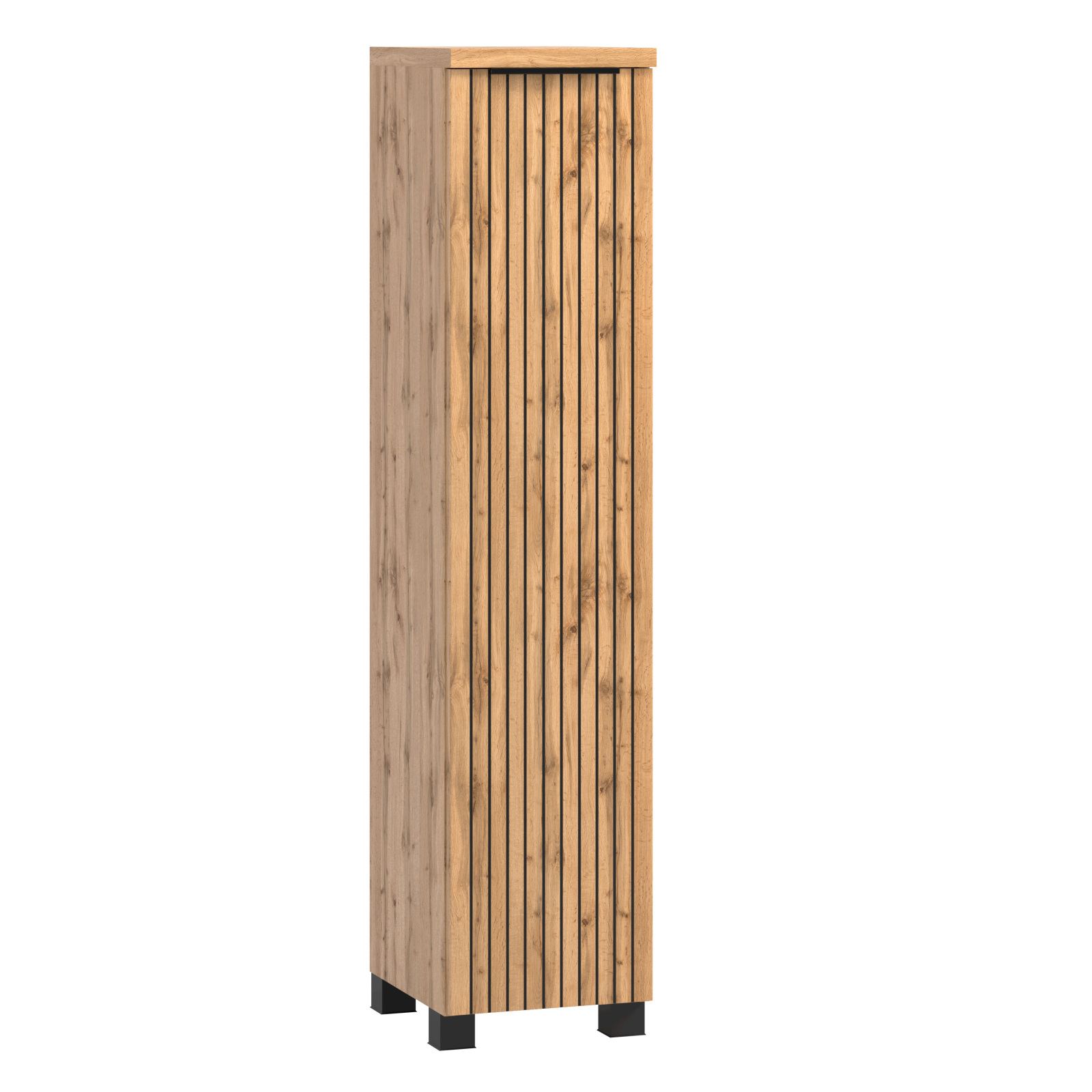 Midischrank CHESTER - Wotaneiche - eine Tür - 30 cm