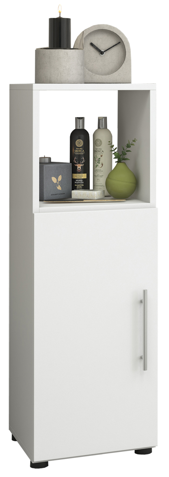 Midischrank FLANDU - weiß - 31 cm