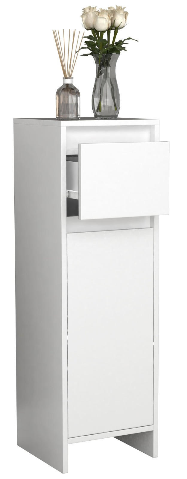 Midischrank MALIRA - weiß - 30 cm breit