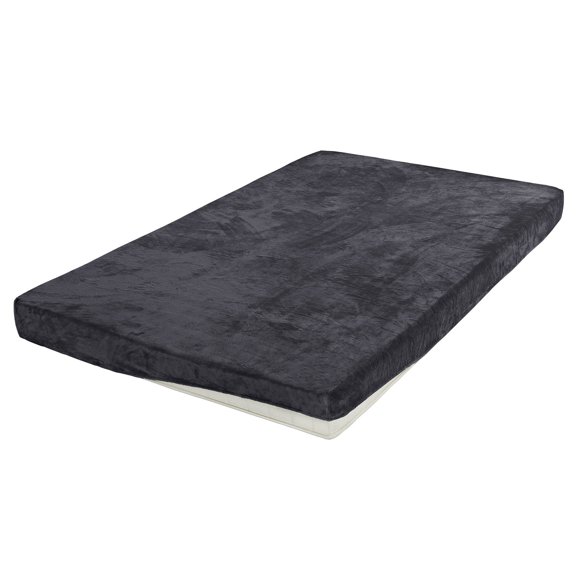 Mikrofaser-Spannbetttuch - anthrazit - Cashmere-Like - 150x200 cm