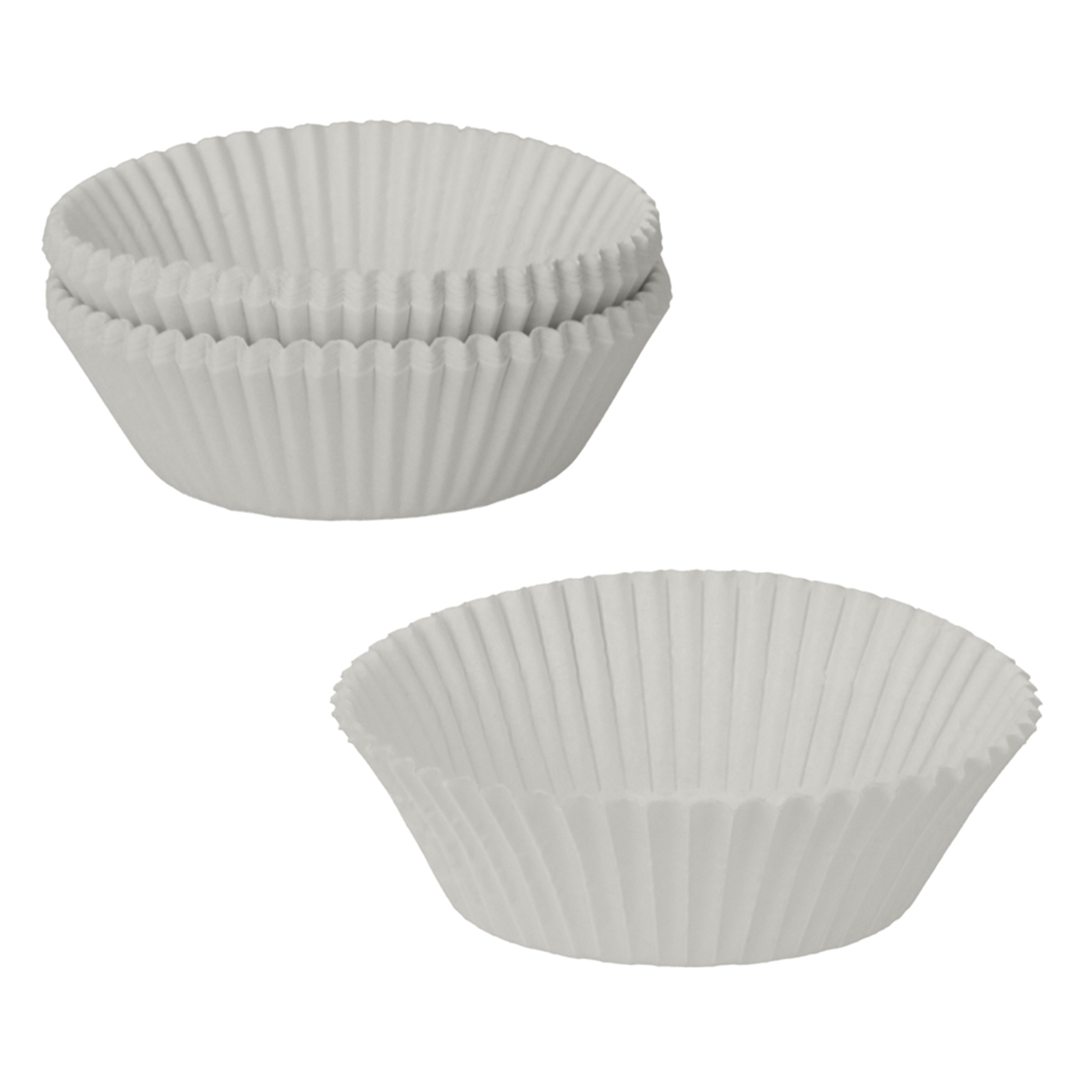 Muffin-Backförmchen - weiß - 75 Stück