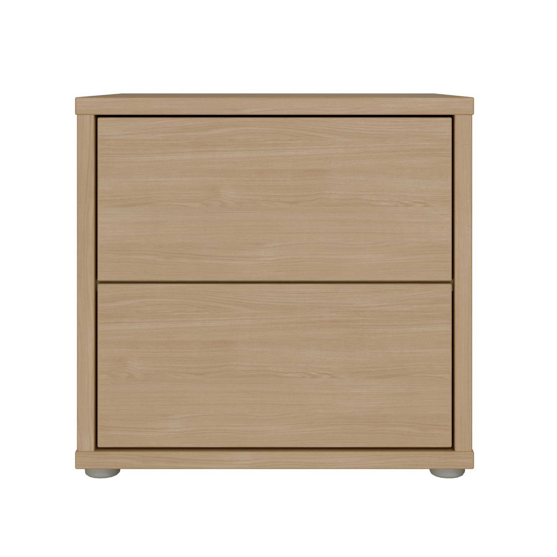 Nachtkommode - Elegancia Eiche - 2 Schubkästen - 50 cm