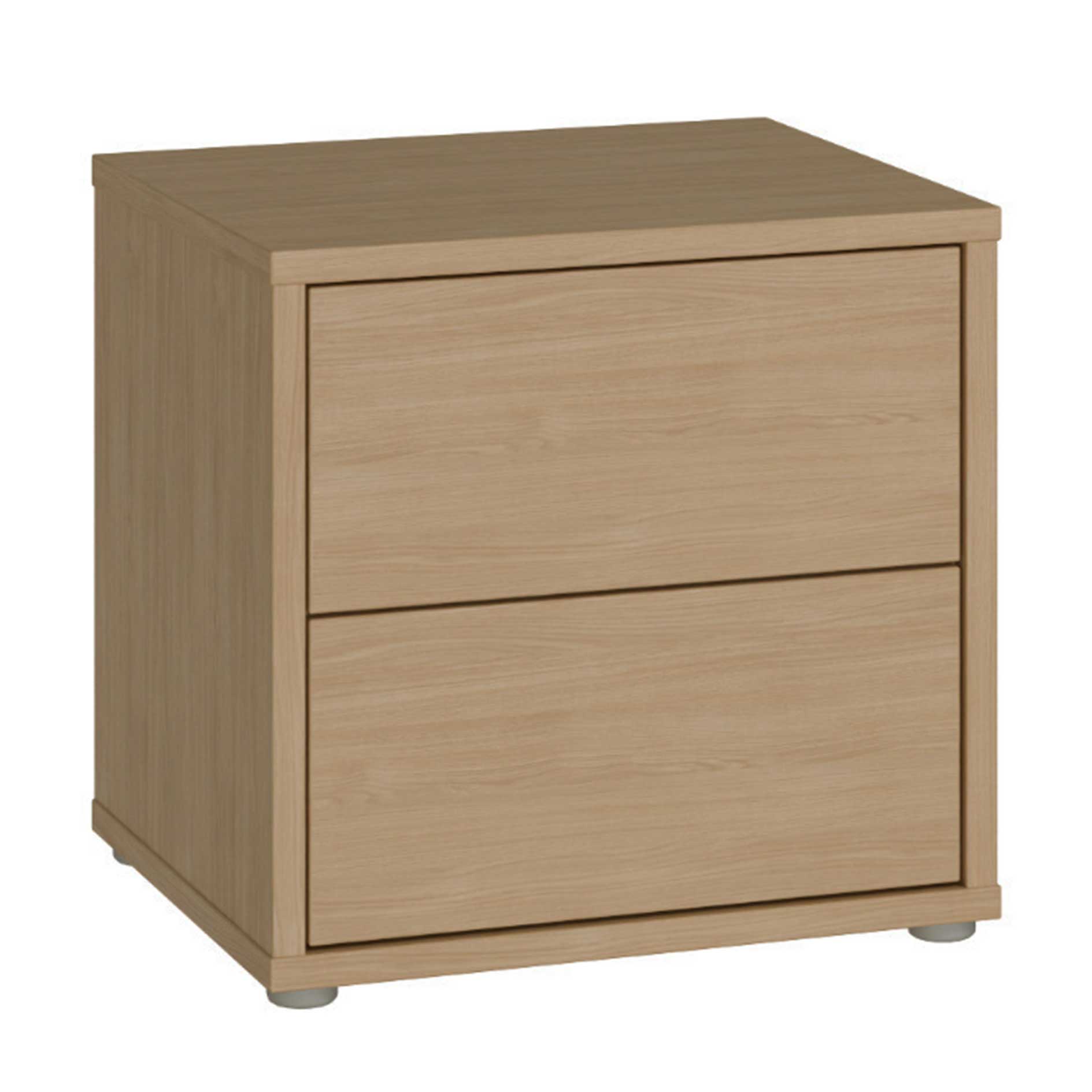 Nachtkommode - Elegancia Eiche - 2 Schubkästen - 50 cm