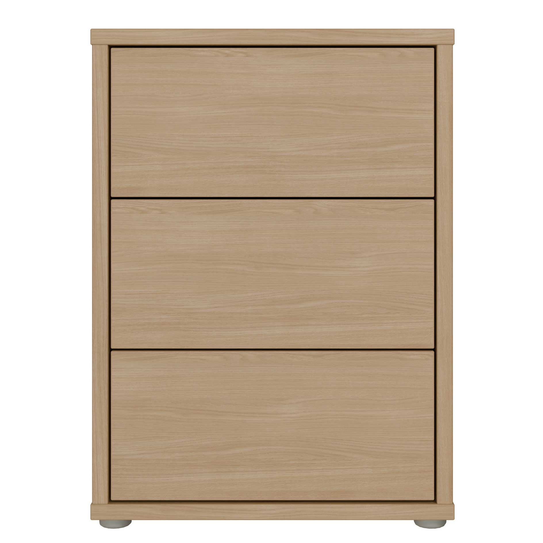 Nachtkommode - Elegancia Eiche - 3 Schubkästen - 50 cm