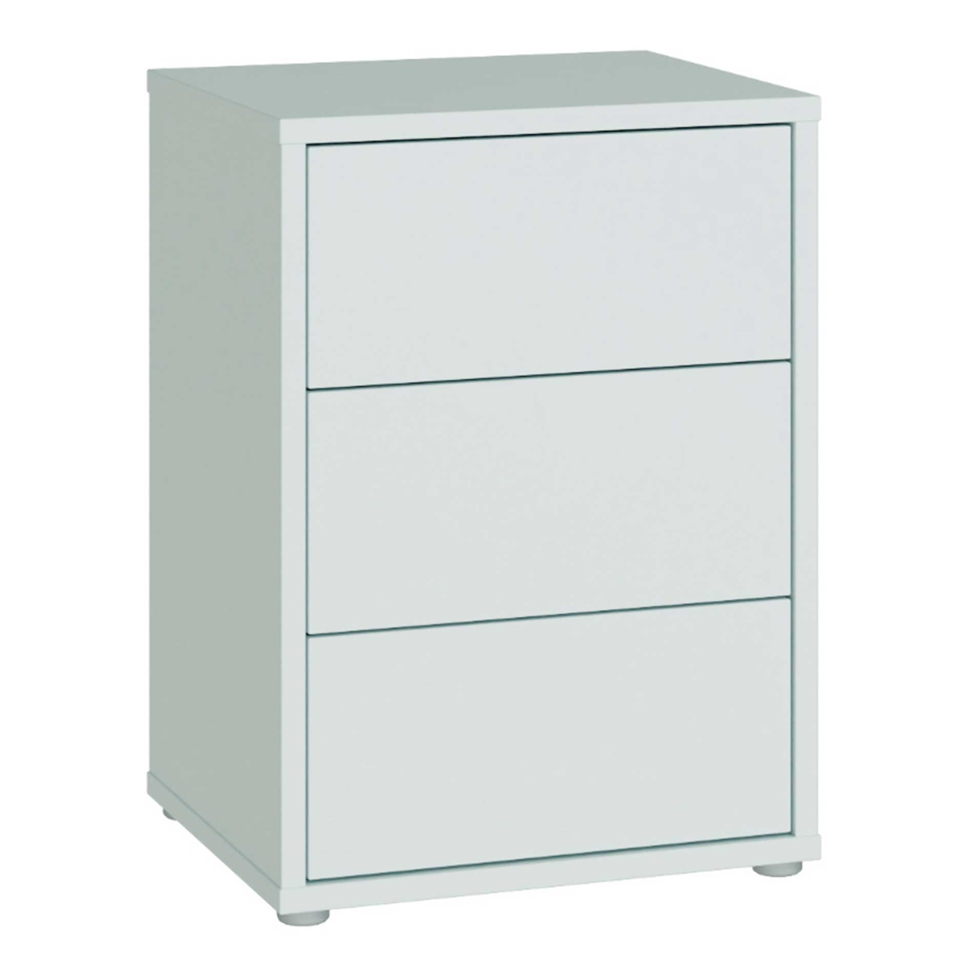 Nachtkommode - secret grey - 3 Schubkästen - 50 cm