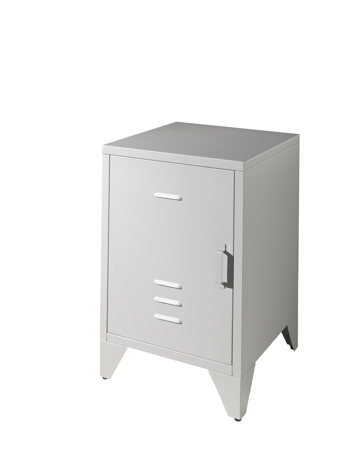 Nachtkonsole - grau matt - 40 cm breit