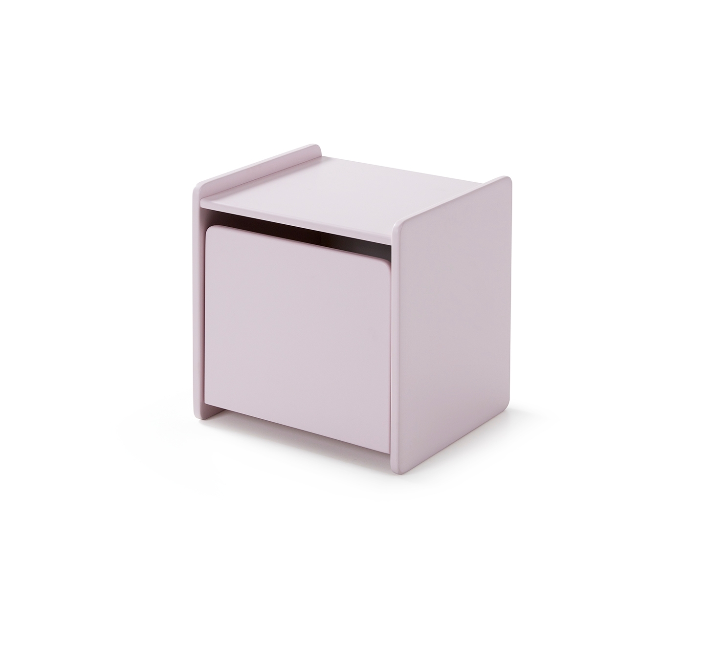 Nachtkonsole KIDDY - rosa - 1 Tür
