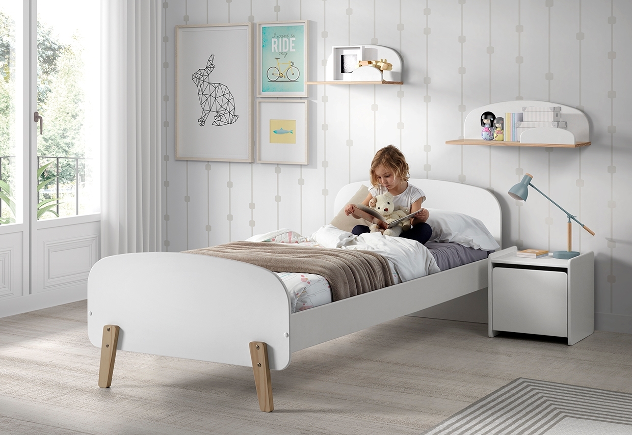 Nachtkonsole KIDDY - weiß - 1 Tür