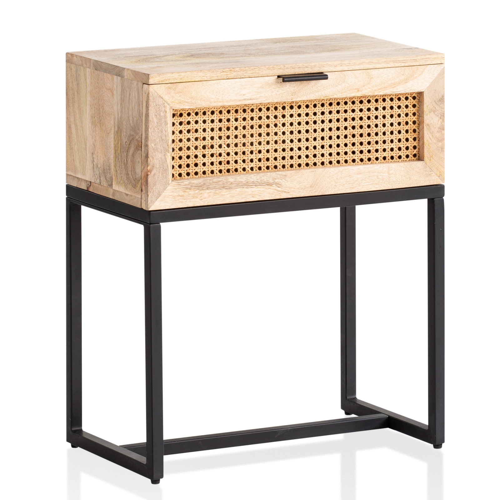 Nachtkonsole - Mango Massivholz - 60 cm hoch