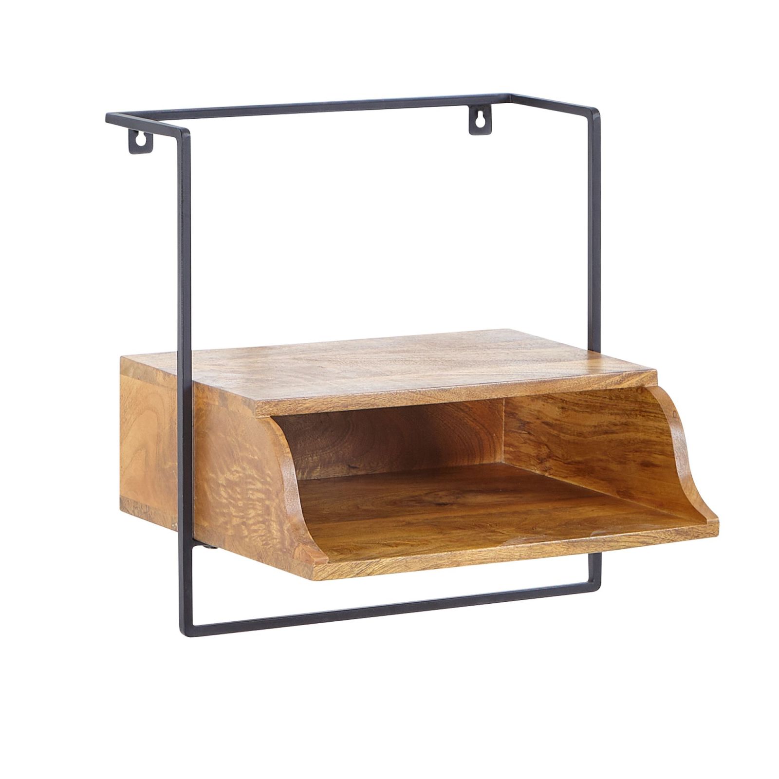 Nachtkonsole - Mangoholz - massiv - 44 cm