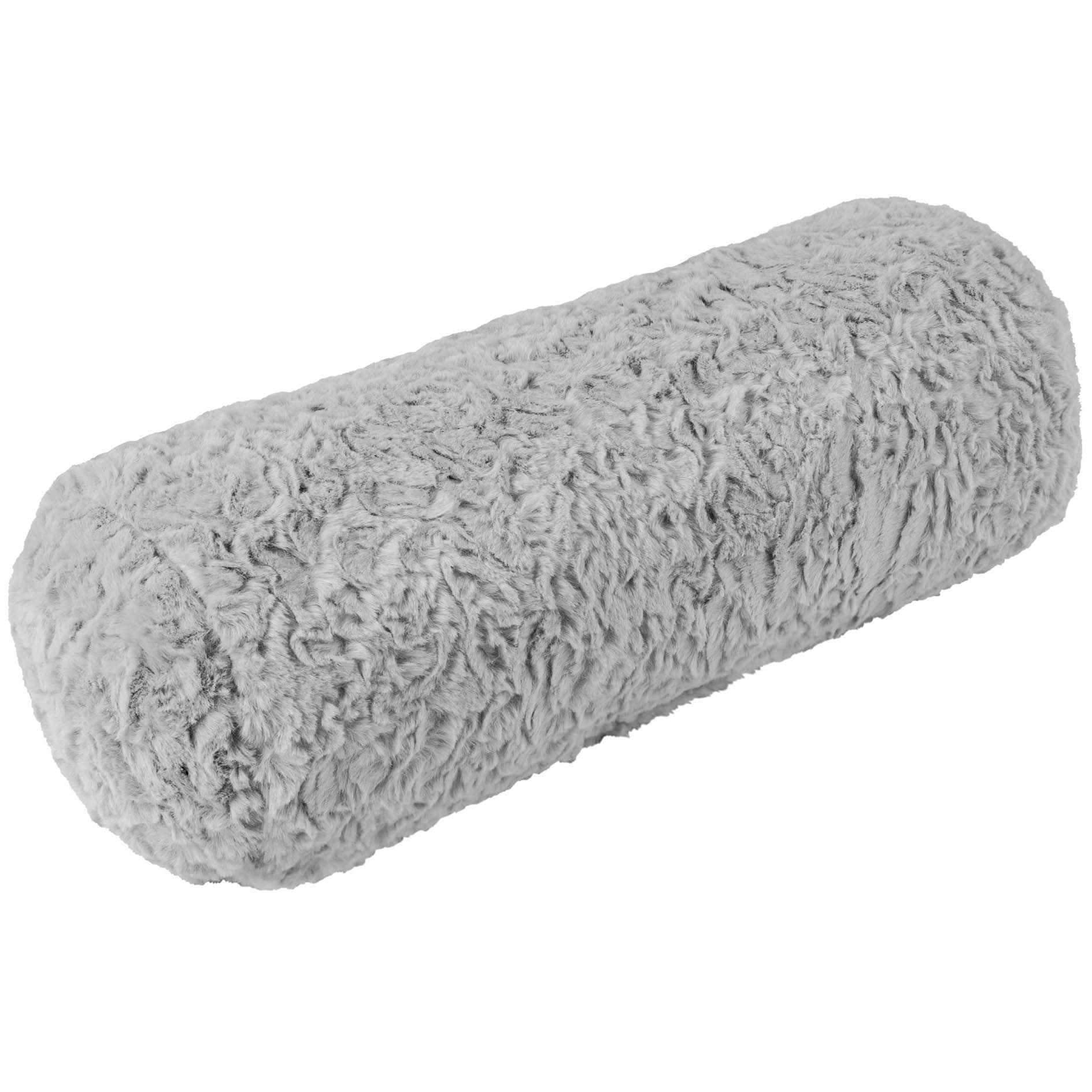 Nackenrolle - silber - Kunstfell - 40 cm Länge