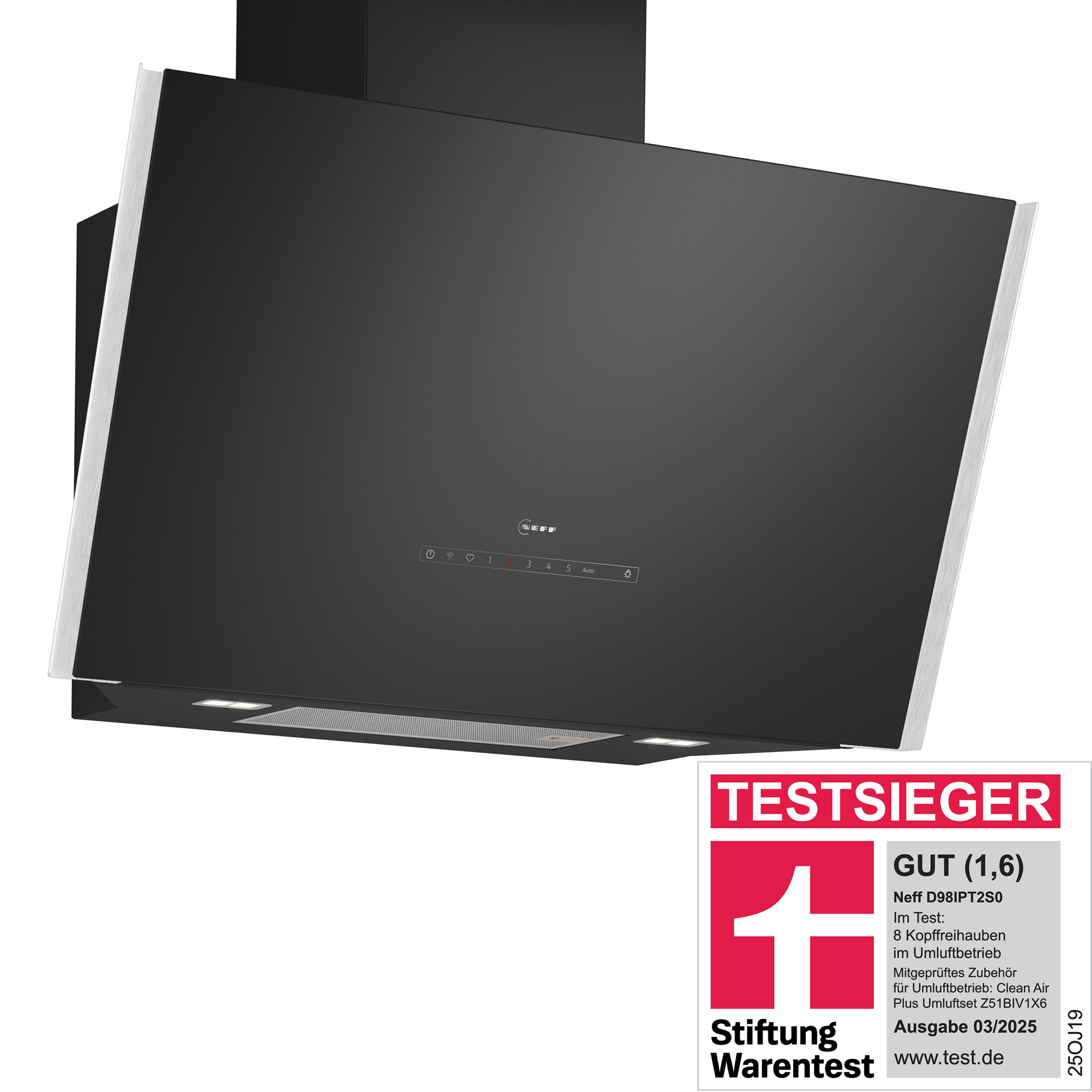 NEFF Kopffreihaube D98IPT2S0 - schwarz - A+