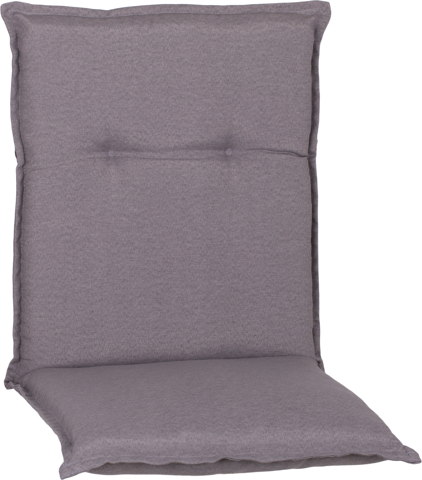 Niedriglehner-Auflage - hellgrau - 101x50 cm
