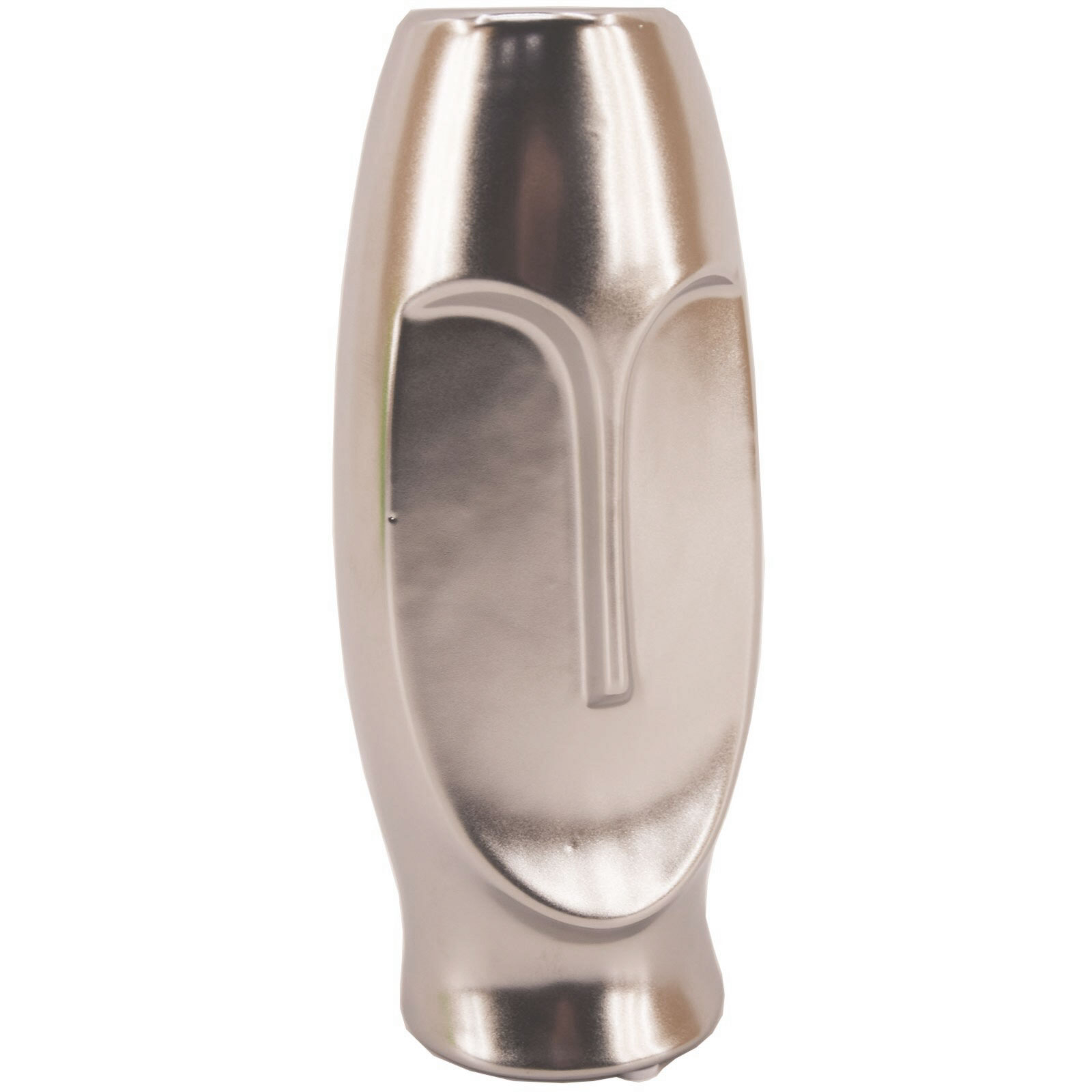 Objekt-Vase - silber - 24 cm
